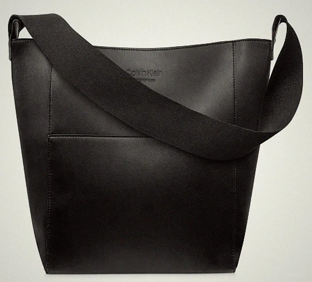 Calvin Klein Fragrance Women’s Black Wide Strap Tote Bag