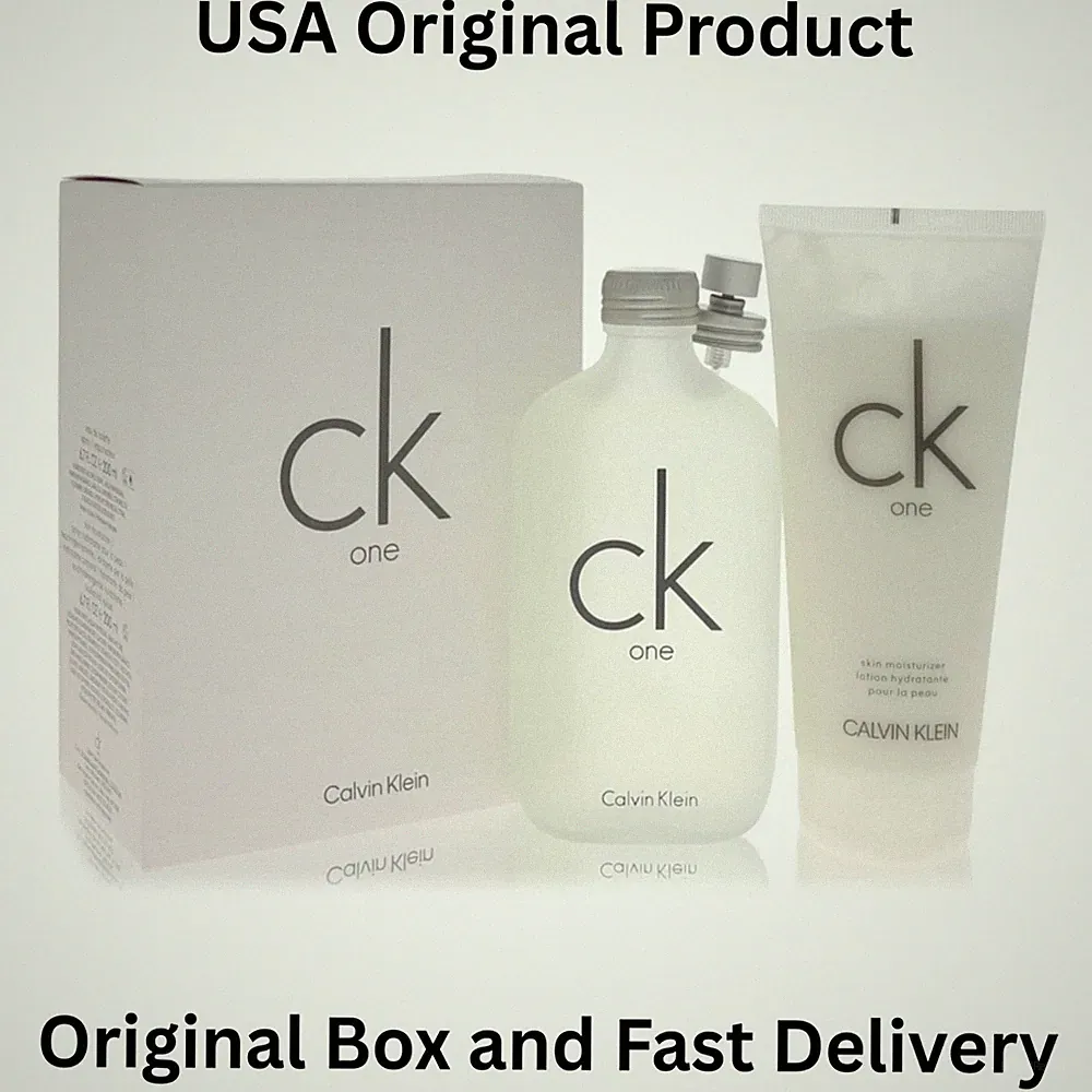 Calvin Klein Unisex Ck One Cologne Gift Set - 6.7 oz Eau De Toilette Spray + 6.
