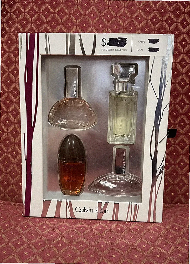 Calvin Klein Women’s Mini 4-Piece Gift Set ~ New In Box ~ Assorted Perfumes