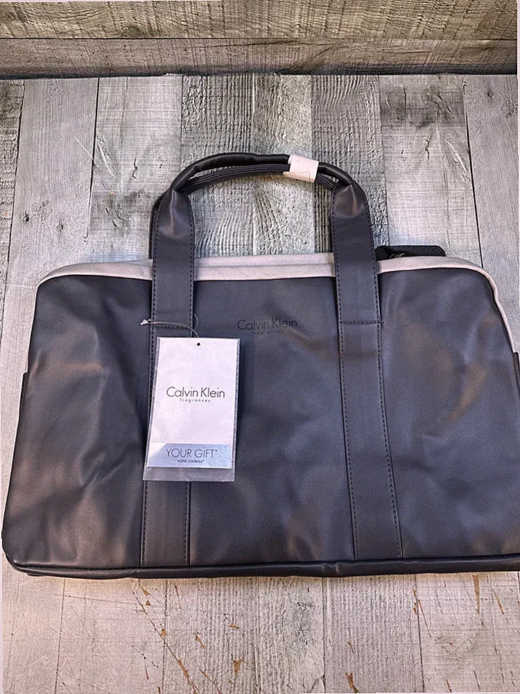 NWT Calvin Klein Fragrance Duffle Tote Travel Over Night Luggage Carry On Bag