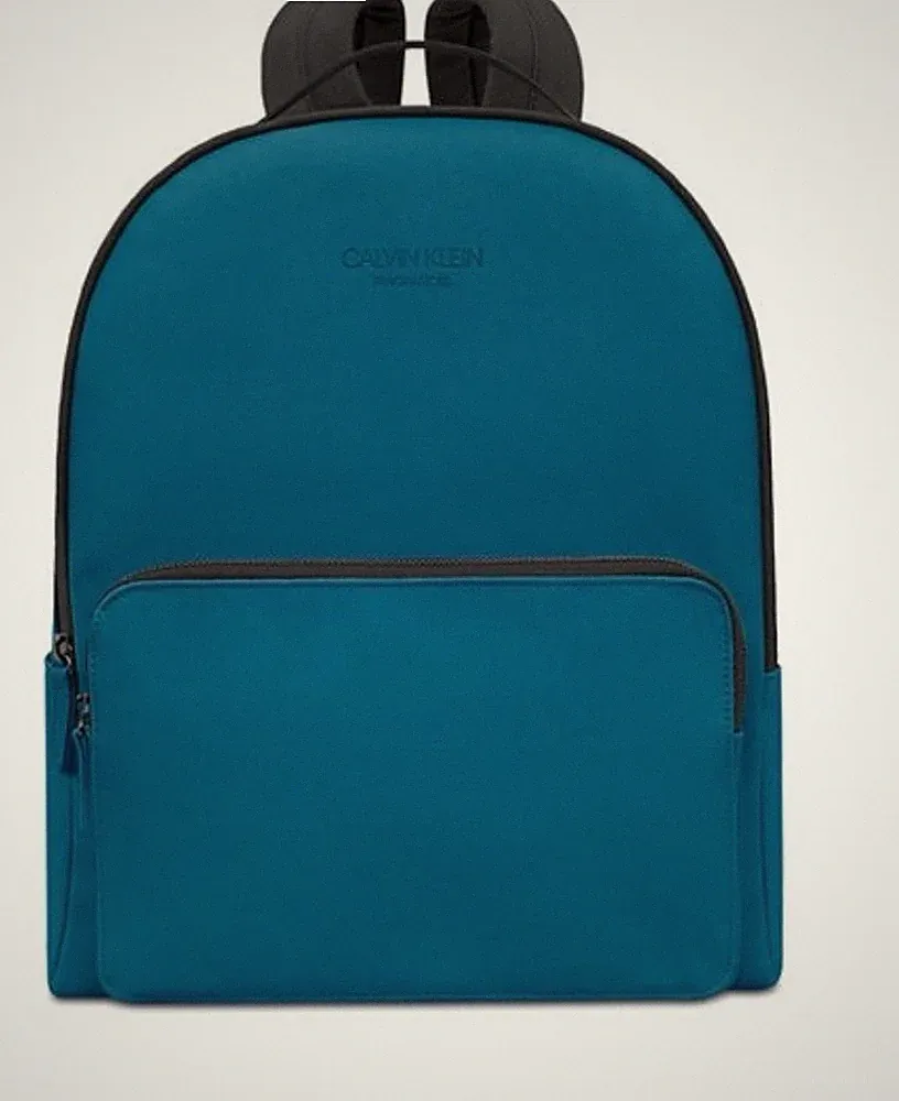 NWT Calvin Klein Fragrance Turquoise Large Backpack