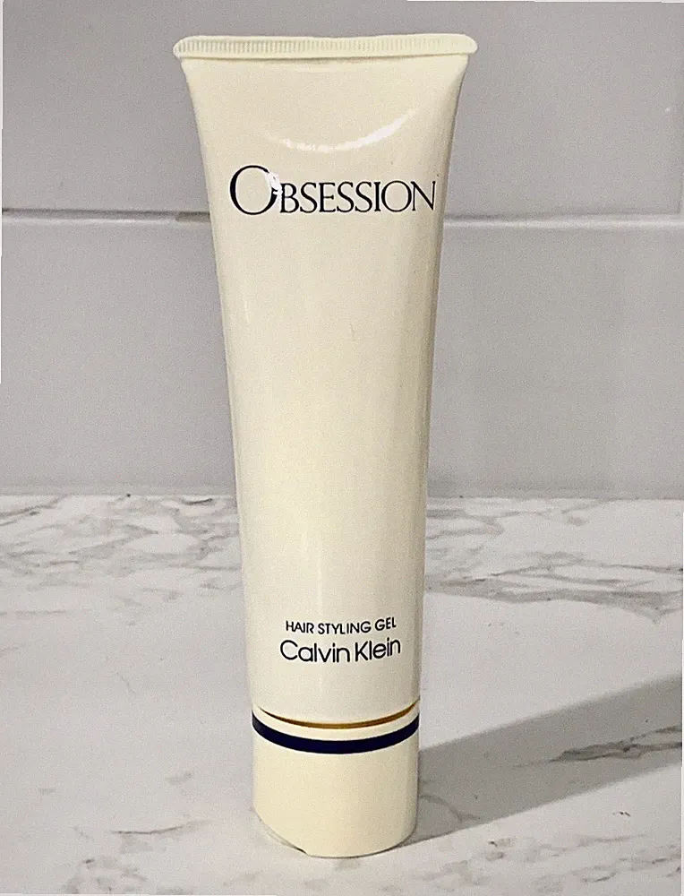 Vintage Calvin Klein Obsession Hair Styling Gel 4 oz New (#m10)